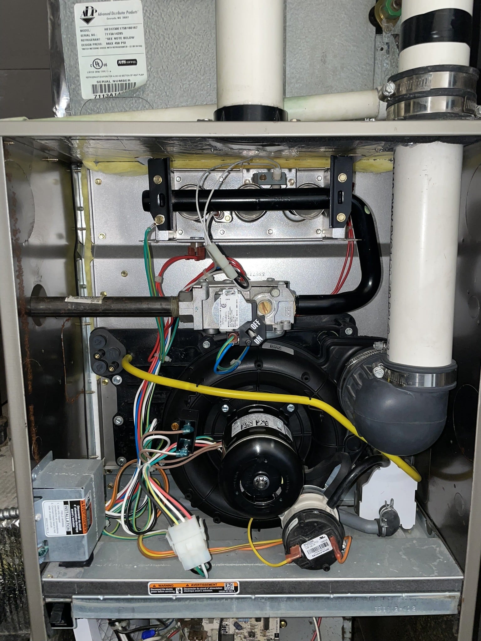 Inspection of a Natural Gas Furnace